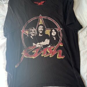 Rush Black Graphic Tee